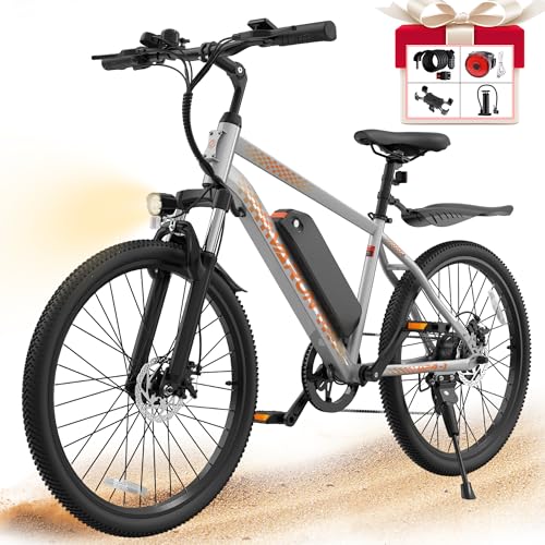 VARUN Electric Bike for Adults- 500W Peak Motor, 24" All-Terrain