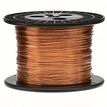 Bare Copper Wire, Buss Wire, 20 AWG, 1000 Length, 0.0320" Diameter, Natural