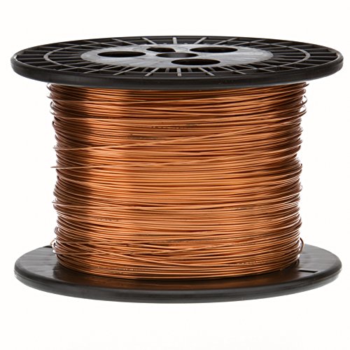 Bare Copper Wire, Buss Wire, 20 AWG, 1000' Length, 0.0320 Diameter, Natural