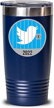 2022 Twitter Jail Tumbler Prison Cell Inmate Funny Social Media Memes Birthday Christmas Ideas 20 or 30oz Hot Cold Cup Coffee Mug Men Women Teens Mill