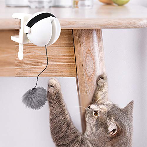 Baoblaze Brinquedo interativo para gatos, elétrico, com bolinha de levantamento automáticoBaoblaze b