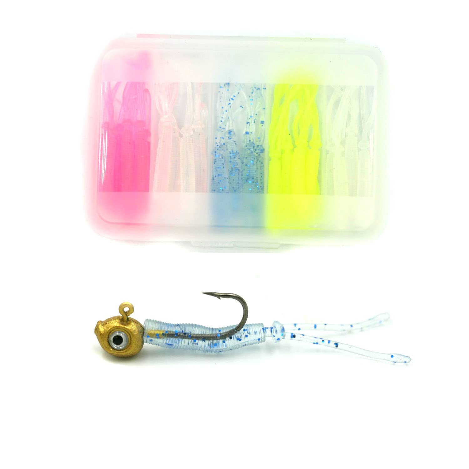 Amazon.co.jp: Blue Ocean アジング メバリング ワームセット （50個