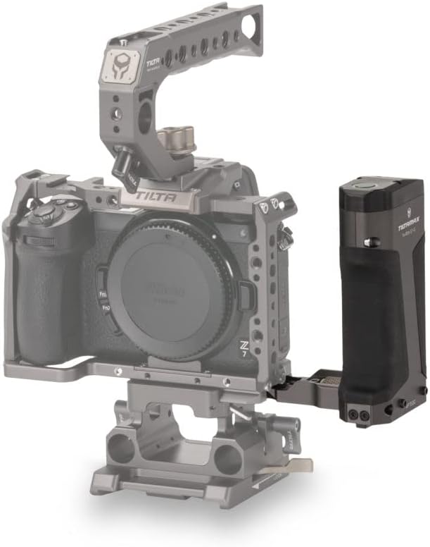 Tiltaing Side Power Handle with Run/Stop Type I (F570 Battery) - Tilta Gray