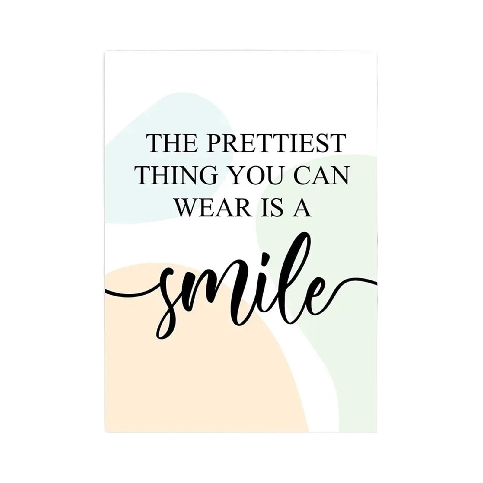 DPNENTV 1pc Teeth Abstract Line Oral Health Dentist Wall Art Canvas Painting Nordic Posters And Prints Pictures For Dental Clinic(1,40x60cm)