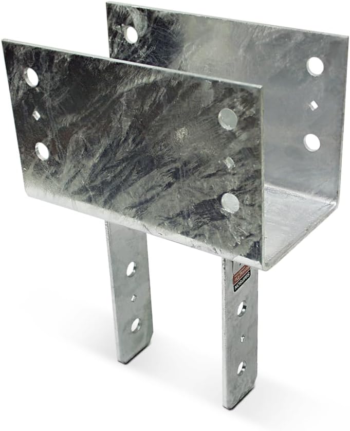 Simpson Strong-Tie CC66HDG CC Hot-Dip Galvanized Column Cap for 6X Beam, 6X Post