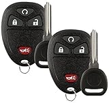 Discount Keyless Pair of Replacement 4 Button Automotive Keyless Entry Remote Control Transmitters...