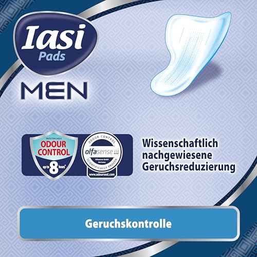 IASI Men Medium Level 2, Einlagen für leichten männlichen Harnverlust, 10 Stück