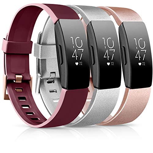 [3�p�b�N] �\�t�gTPU�o���h Fitbit Inspire HR/Fitbit Inspire/Fitbit Ace 2���X�g�o���h �X�|�[�c�h�����X�g�o���h Fitbit Inspire HR �t�B�b�g�l�X�g���b�J�[�p L