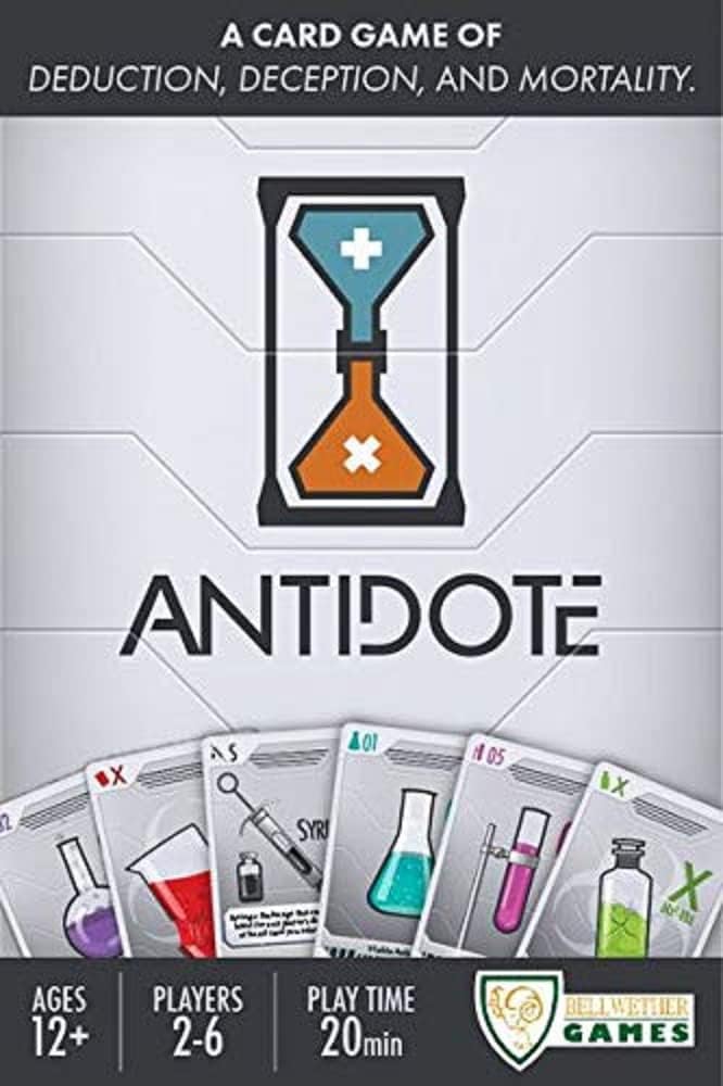 Bellwether Games Antidote: Classic Multicolor Card Game for All Ages, 120+ Players, 7 Players