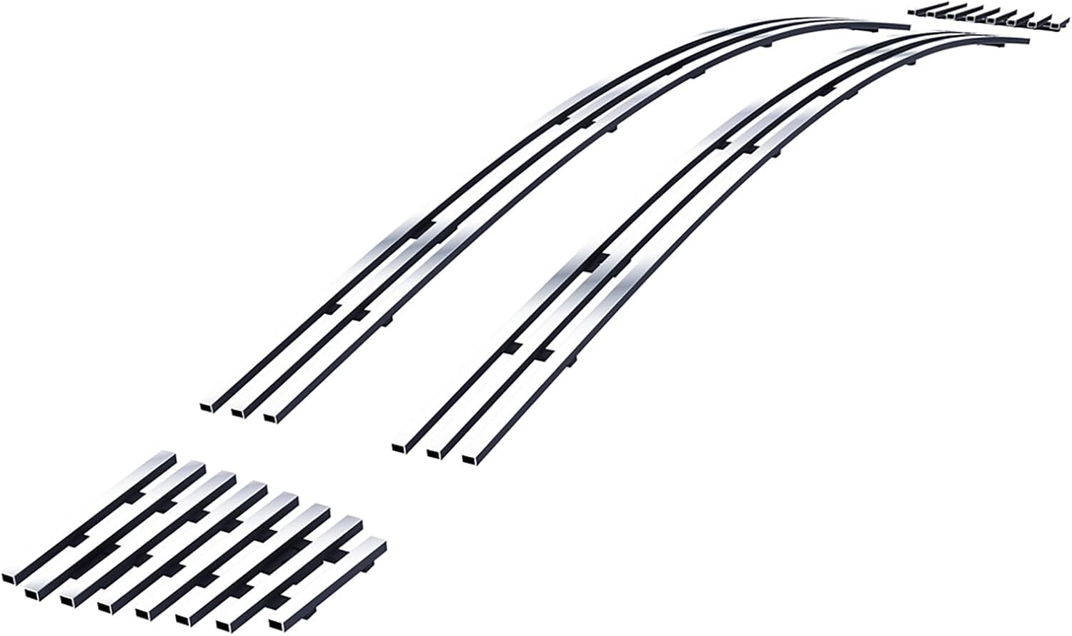 APS Compatible with Scion XD 2007-2013 Lower Bumper Stainless Steel SS Chrome Billet Front Grill Grille Insert T66552A