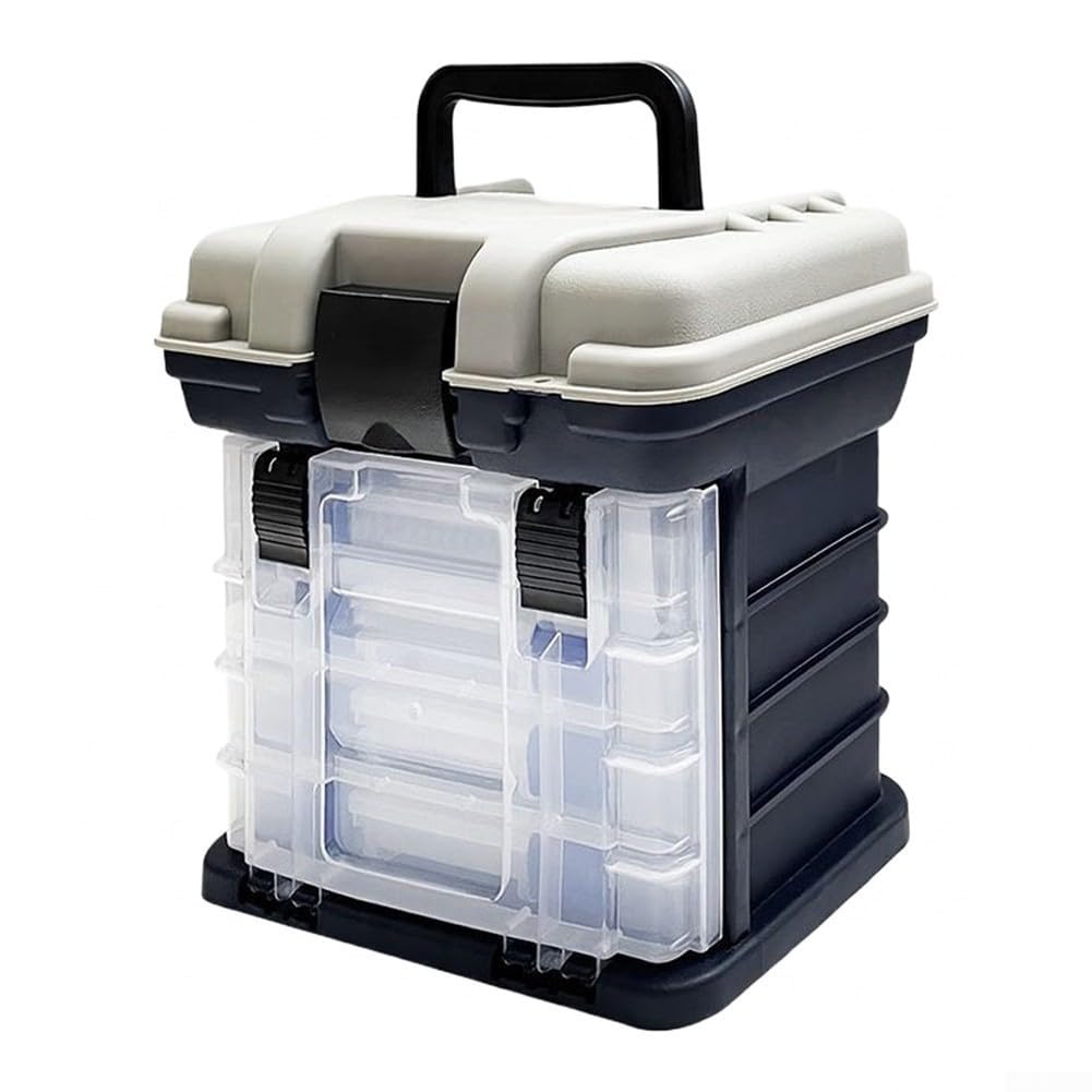 Caja de señuelo de plástico de alta dureza 27cm Plástico de alta dureza (azul)