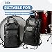 FOMIYES Laptop Bag Laptop Bag Laptop Backpack PU Leather Drumstick Bag Drum Mallet Holder Drumstick Storage Case Large Capacity Laptop Backpack
