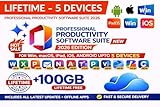 365 Pro Plus Productivity Suite 2026 | Long-Term Access for 5 Devices |Win/Mac/iOS/Android AI Chat | Cloud Storage | 2-Year Seller Warranty