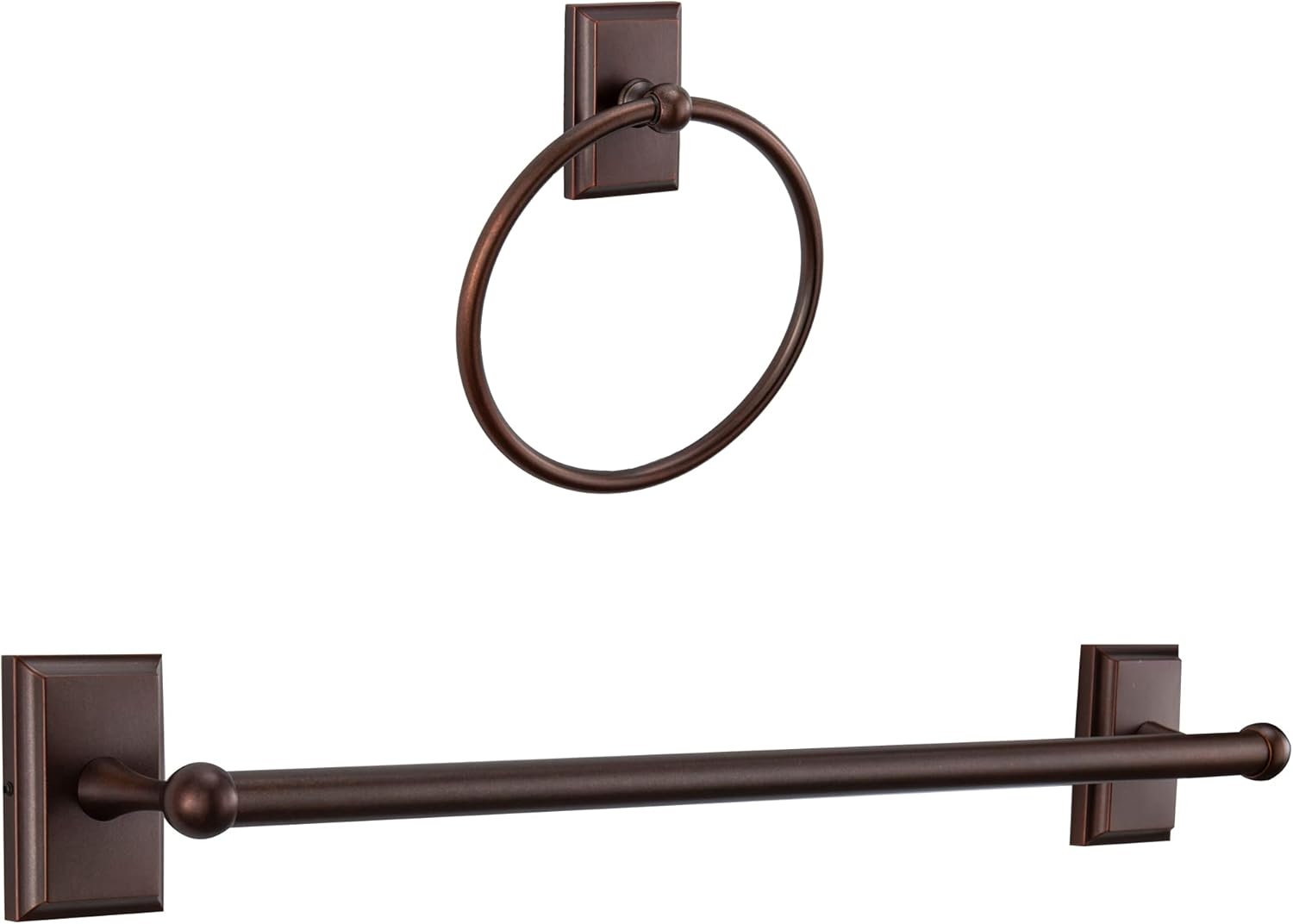 RecPro RV Towel Rack Oil Rubbed Bronze and Small Hand Towel Holder | Towel Holder | Towel Bar Rail
