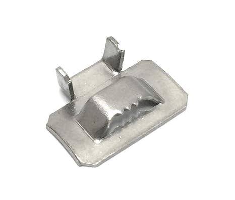 USA 304 Stainless Steel Ear-Lokt Buckle 1/4 Width - 100/box (FDT2363506NFMT)