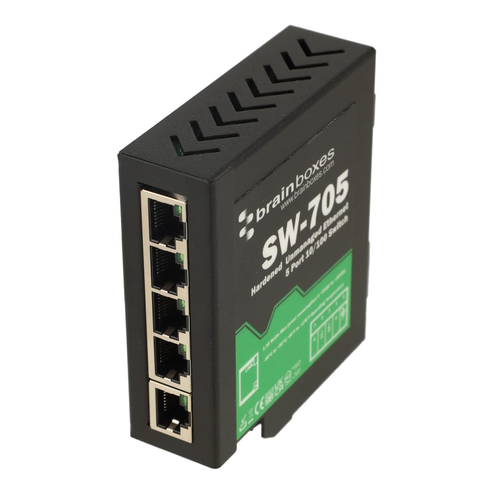 Brainboxes Adaptateur Ethernet vers 3 relais