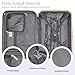 LARVENDER Carry On Luggage 22x14x9 Airline Approved with Spinner Wheels, Expandable 20 Inch Luggage with TSA Lock, Hard Shell Carry On Suitcases for Women Men, Lavender