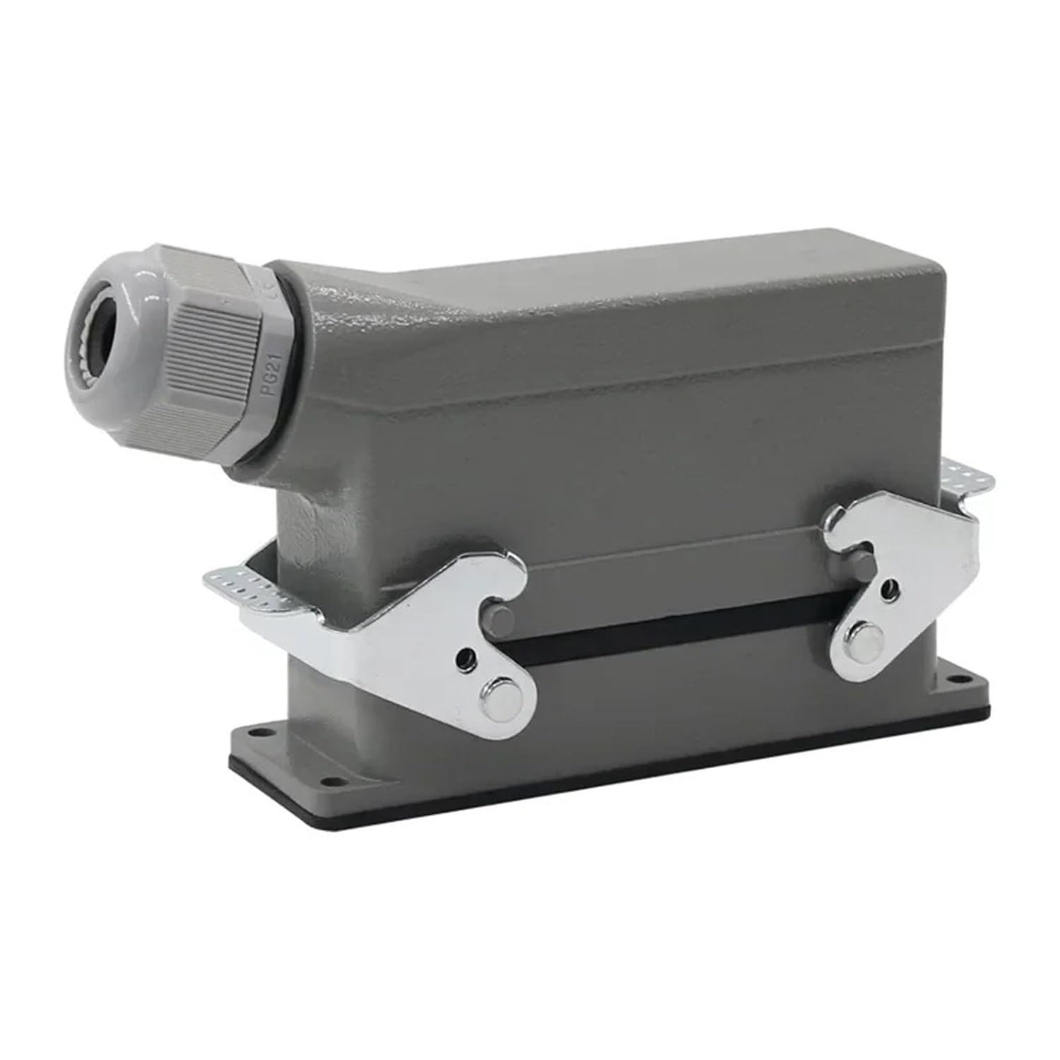 Rectangular Heavy Duty Connector HDC-HE-4/6/10/16/20/24/32/48 Core 16A 500V Waterproof and Dust Proof Socket(48 core lateral line)