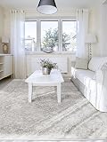 Benuta Vintage Teppich im Used-Look, Kunstfaser, Beige, 80 x 150.0 x 2 cm