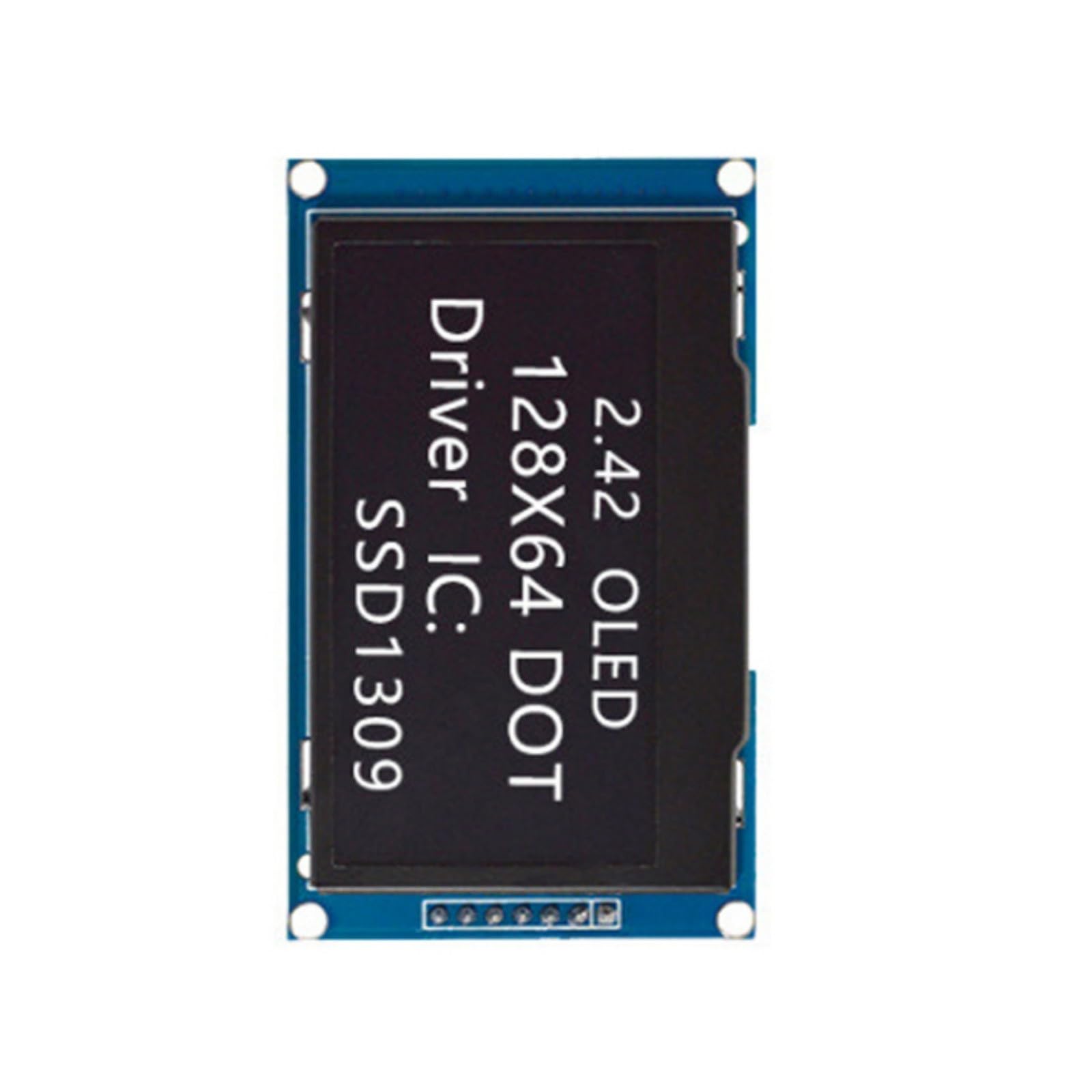 Module d'affichage graphique haute résolution 6,1 cm SPI IIC écran précis pour instrumentation