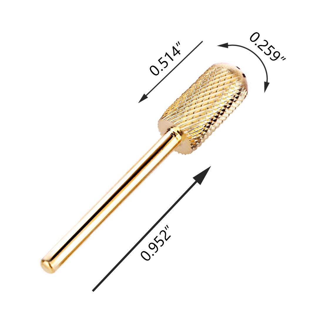 Safety Nail Drill Bit Set - Nail Drill Bits for Acrylic Nails Professional Nail Drill Bits Remove Gel Safety Bits Set Medium Fine Coarse Drill Bit 3/32 Inch (3Pcs Carbide Bit for Nail Drill)