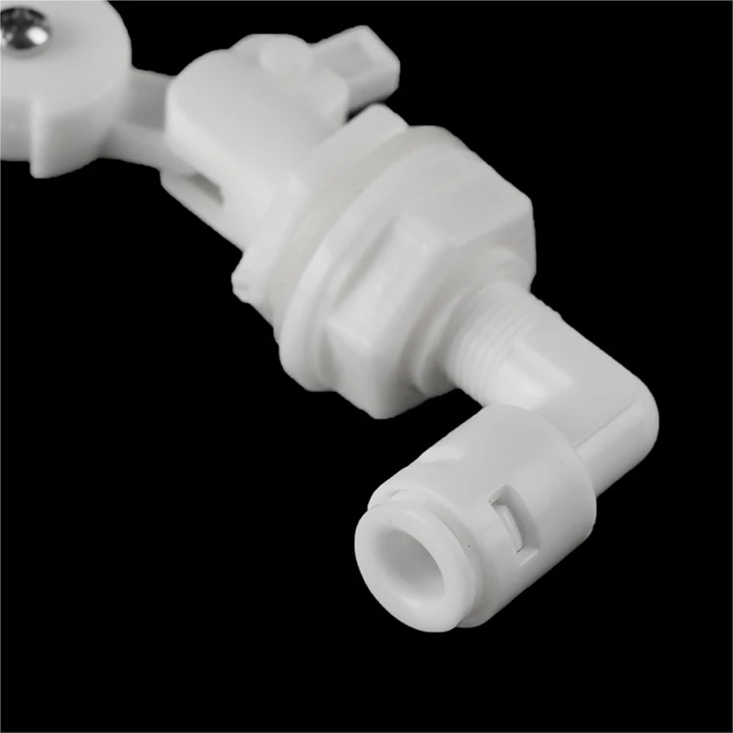 2pcs Water Tank 1/2'' 3/4'' Inch White Plastic Adjustable Auto Fill Float Ball Valve Control Switch For Tower(1/2inch)