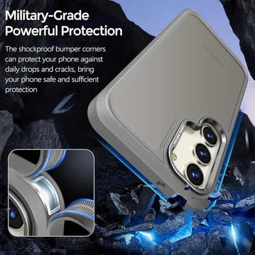 Image of Rayboen for Translucent Matte Samsung S23+ Plus Case, Gray