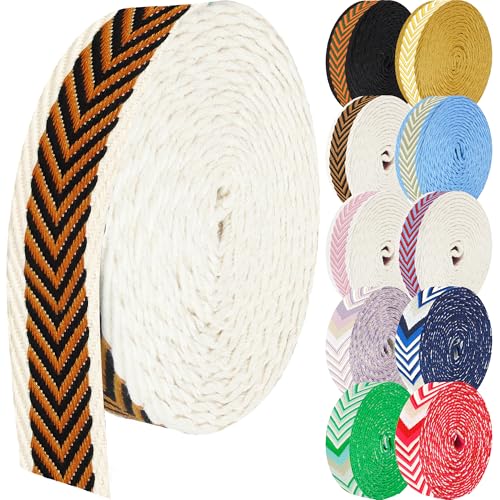 Grosun 1.5 inch Patterned Nylon Webbing Belt Webbing Straps Purse Straps Backpack Straps Nylon Belt for Seatbelt, Bags, Backpacks, Luggage (GGG, 10 Yards)