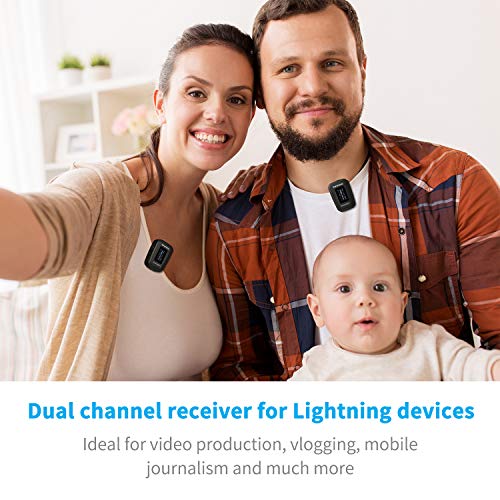 Saramonic Iphone 12 Wireless Lavalier Microphone System For Apple Ios Devices, Blink500 Pro B4, For Macbook, Pc, Laptop, Zoom Teaching, Podcasting, Vlog, Youtube Video, Conference, Vocal Recording #TOP2