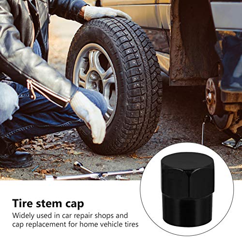 Wakauto 16 peças de válvula de pneu de alumínio, tampa de metal à prova de poeira, tampa de válvula
