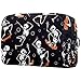 Produktbild Reise-Kulturbeutel für Damen und Herren (18,5 x 7,5 x 13 cm) tanzender Totenkopf, geräumige Make-up-Tasche/Kosmetiktasche/Reise-Kosmetiktasche