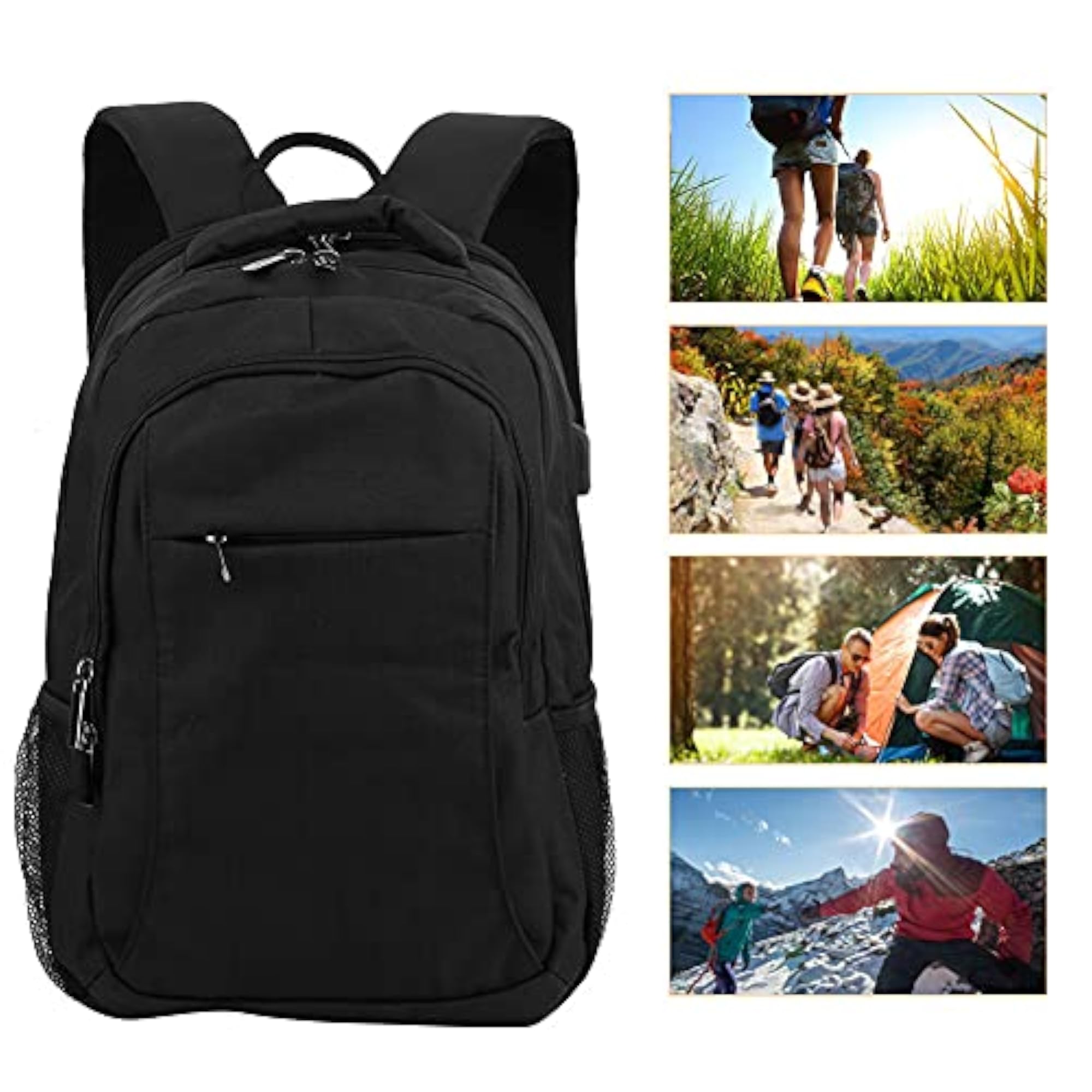Hiking Backpack with USB Charging Port