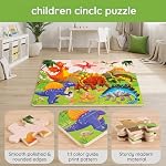 6 Puzzles Wooden Jigsaw Puzzles Set for Kids Age 4-8 Year Old 30 Piece Colorful Wooden Puzzles for Toddler Children Learning Educational Puzzles Toys for Boys and Girls(Animal Theme)
