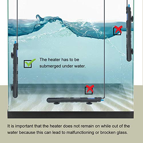 image for Mylivell Aquarium Heater Submersible Auto Thermostat Heater,Fish Tank 