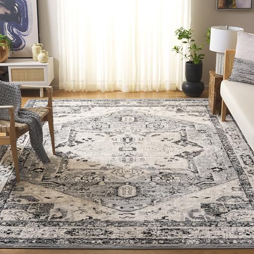 SAFAVIEH Brentwood Collection Area Rug - 9' x 12', Grey