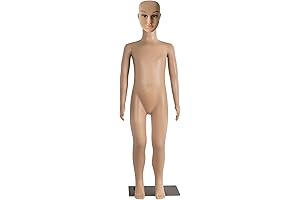 Realistic Life-Size Kids Mannequin Display Head Size Full Body Detachable Manikin for Kids Clothes Display