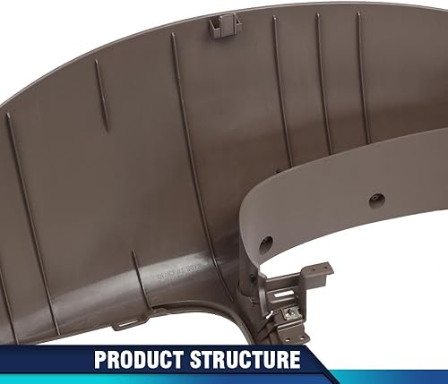 Miniatura 7 de PIT66 Cubierta de bisel de tablero frontal central marrón compatible con Ford F150Ford Expedition 1997 1998 1999 2000 2001 2002 2003