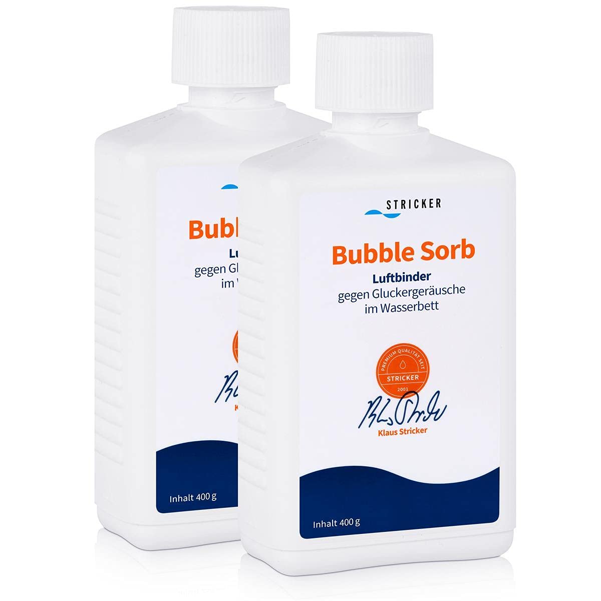 Anti-glouglou pour matelas à eau avec le Bubble Sorb STRICKER Chemie