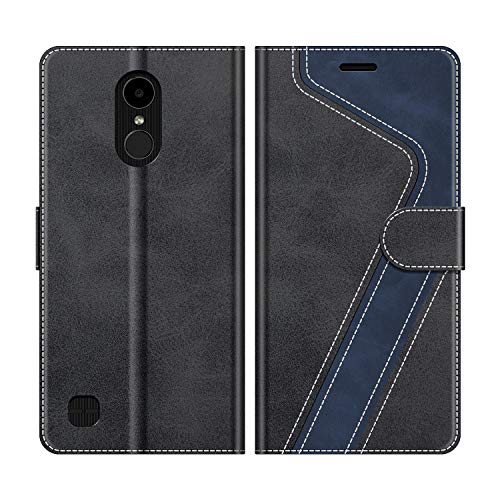 MOBESV Funda para LG K4 2017, Funda Libro Magnético Carcasa para LG K4 2017 Funda con Tapa, Negro