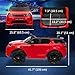 Qaba 12V Kids Ride on Car, Land Rover Discovery Sport Licensed Battery Powered Kids Electric Car with Remote Control, Soft Start, LED Lights, Music Horn, 3 Speeds, Red