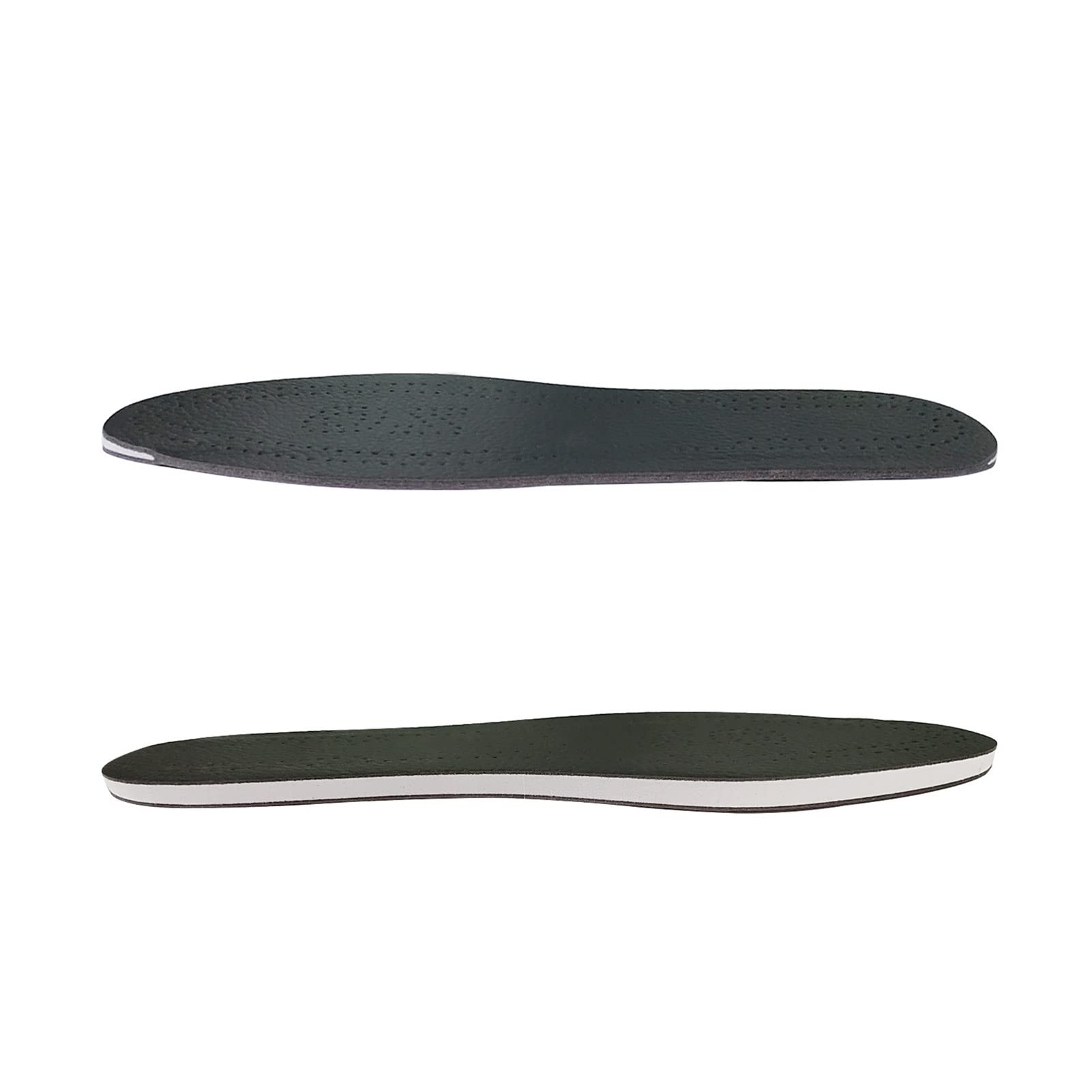 Plantillas for zapatos 2 pares de plantillas de cuña de tacón de cuero, corrección de la pronación de la supinación, inserciones de zapatos ortopédicos for la alineación del pie, dolor de rodilla, pie