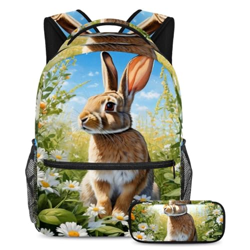 Sac à dos et trousse lapin pour être unique au collège et lycée