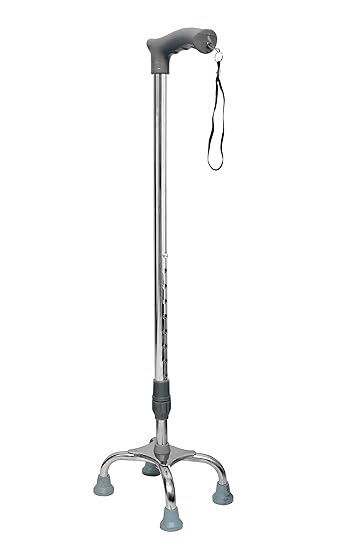 ZQP PS Portable Light Weight Height Adjustable Walking Stick & Comfortable Hand Grip for Old Gentleman, Walking Sticks for Old People, Fracture, Leg Injury Multicolour