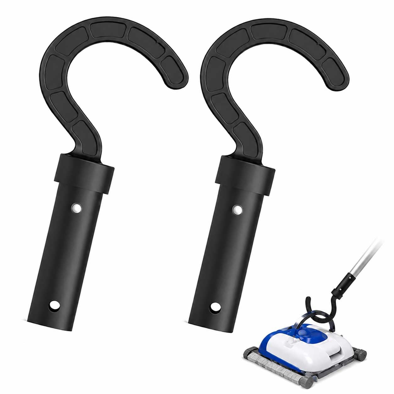 Universal Gancho para Robot de Piscina, Gancho Pool Automatico Aspirador Ganchos Accesorio,para Recoger Robot de Limpieza de Piscinas, Compatible con Todos Los RobóTicos de Piscina,2 Piezas