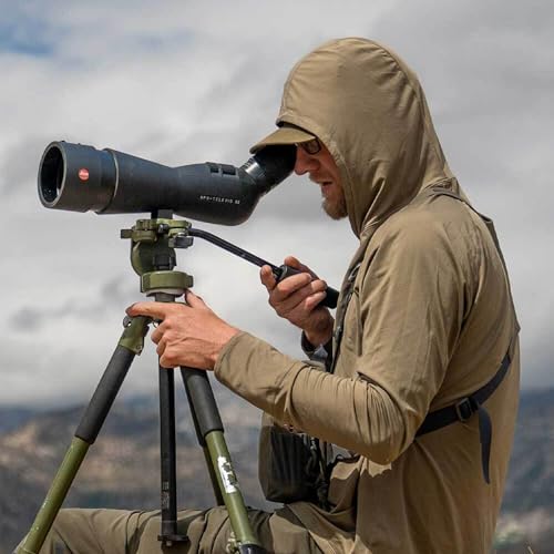 KUIU Gila LS Hoodie - Cooling Sun Protection Shirt for Hot Weather Hunting & Outdoor Activities, UPF 50+, Quick-Dry, Odor Resistant, Lightweight & Breathable Khaki - Thumbnail 2