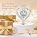 Alittlecare 925 Sterling Silver Necklace - Exquisite Silver Jewelry for Women - Heart Pendant Silver Necklace - Birthday, Anniversary, Valentine's Day Gift for Women, Wife, Mom, Girlfriend, Lady