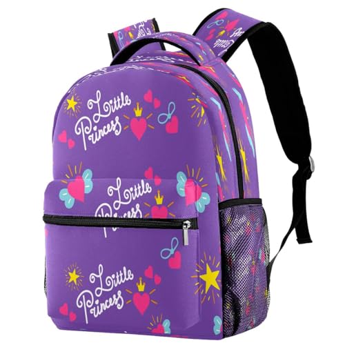 Sac à dos d'école pour petite princesse résistant aux charges