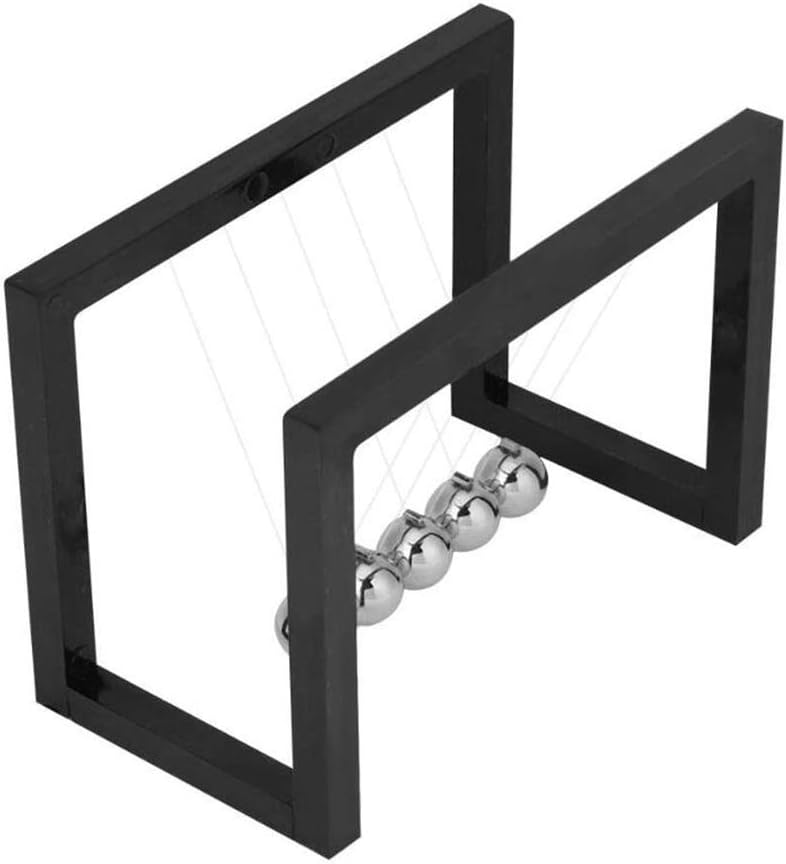 IUUWTMV Classic Newtons Cradle Balance Balls Physics Science Pendulum Ball Newton's Cradle Crafts Balance Ball Office Classic Toy Desk Toys Educational Toy Gift For Home Office Desk