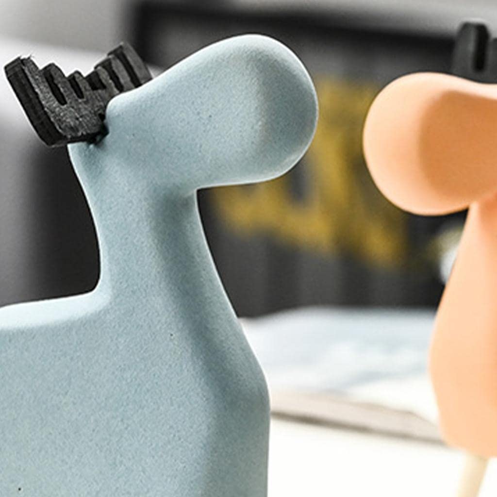 rockible Statue di Animali Creativi Modello Figurine Mobili Foto Puntelli Decorazione della Stanza Giocattolo, Alce