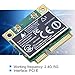Card Dual Band 2.4G/5Ghz Network Card 433Mbps Bluetooth 4.2 Mini PCIE Card,Compatible with Desktop,Laptop,Industrial Control Board etc